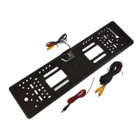 Kamera cofania w ramce rejestracji z LED