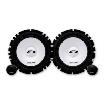 Głośniki Alpine SXE-1750S - średnica 165mm, płaskie slim, zestaw odseparowany, 2-drożny