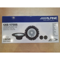 Głośniki Alpine SXE-1750S - średnica 165mm, płaskie slim, zestaw odseparowany, 2-drożny