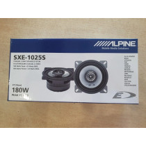Głośniki Alpine SXE-1025S - średnica 100mm, płaskie slim, zestaw współosiowy, 2-drożny