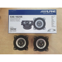 Głośniki Alpine SXE-1025S - średnica 100mm, płaskie slim, zestaw współosiowy, 2-drożny