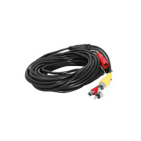 Przedłużacz kabla kamery 20m 2RCA + GNIAZDO DC - 2RCA + WTYK DC