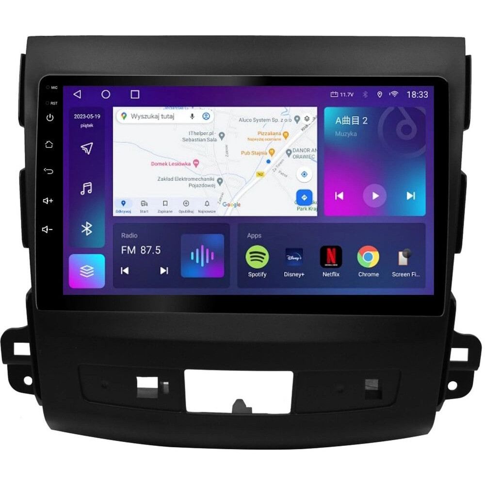 Stacja multimedialna Mitsubishi Outlander 2007 - 2013 GMS 8985TQ Navix