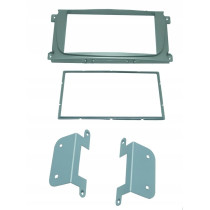 Ramka Radia 2DIN 7-cali Ford Mondeo, Focus, C-max od 2007, srebrna