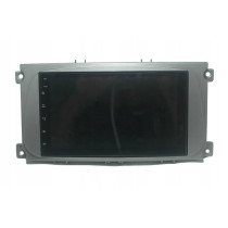 Ramka Radia 2DIN 7-cali Ford Mondeo, Focus, C-max od 2007, srebrna