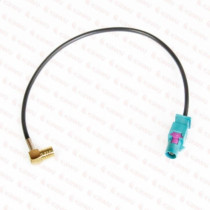 Przejściówka antenowa Fakra (m) - SMB 90° (f) 20cm