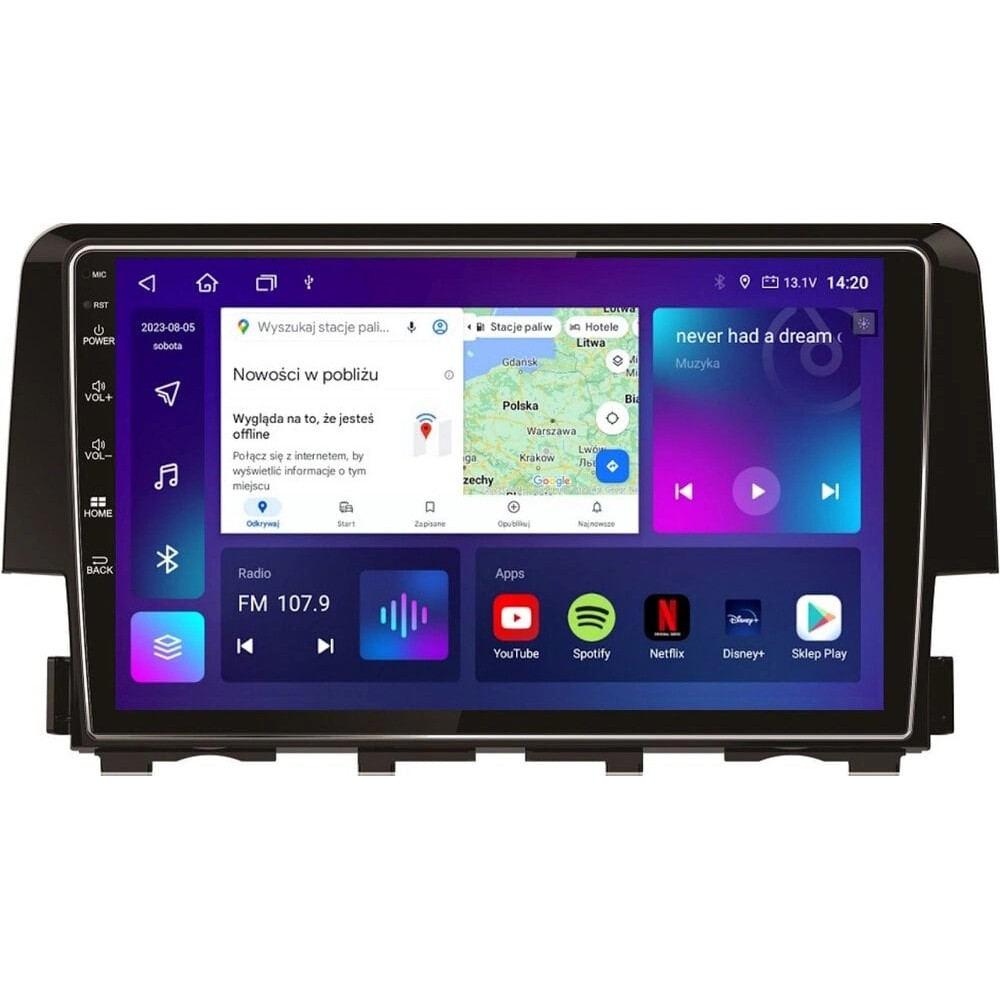 Stacja multimedialna Honda Civic 2016 - 2021 GMS 8987TQ Navix