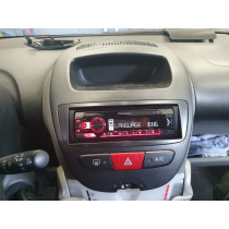 Ramka Radia 1DIN czarna Citroen C1, Peugeot 107, Toyota Aygo