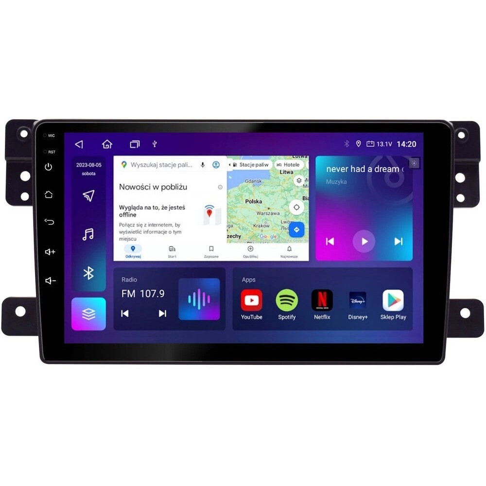 Stacja multimedialna Suzuki Grand Vitara 2005 - 2014 GMS 8987TQ Navix