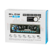 Radio samochodowe Blow AVH-8890 - MP3, USB, SD, MULTICOLOR