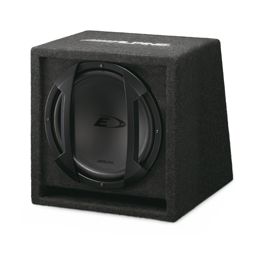 Subwoofer Alpine SBE-1044BR – głośnik 25 cm, pasywny, obudowa bass-reflex lub zamknięta