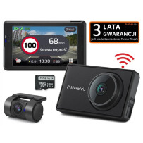 Rejestrator jazdy FineVu GX7000 WiFi Karta 128Gb