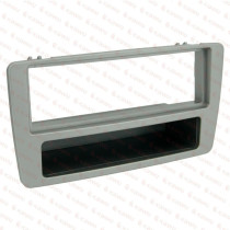 Ramka Radia 1DIN z kieszenią do Honda Civic 2001–2003, kolor srebrny