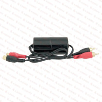 Line Output Converter – konwerter poziomu sygnału RCA 1:1 (pozłacane złącza)