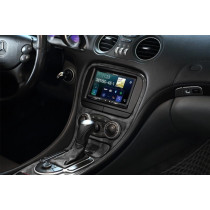 Ramka 2-DIN do Mercedes SL-Class (R230) 2001–2005, czarna, 3350/A