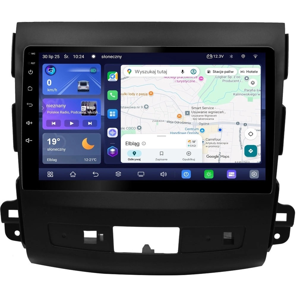 Stacja multimedialna Mitsubishi Outlander 2007 - 2013 GMS 7785TQ Navix