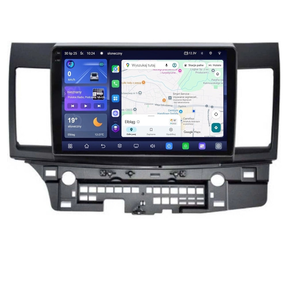 Stacja multimedialna Mitsubishi Lancer 2007 - 2018 GMS 7786TQ Navix