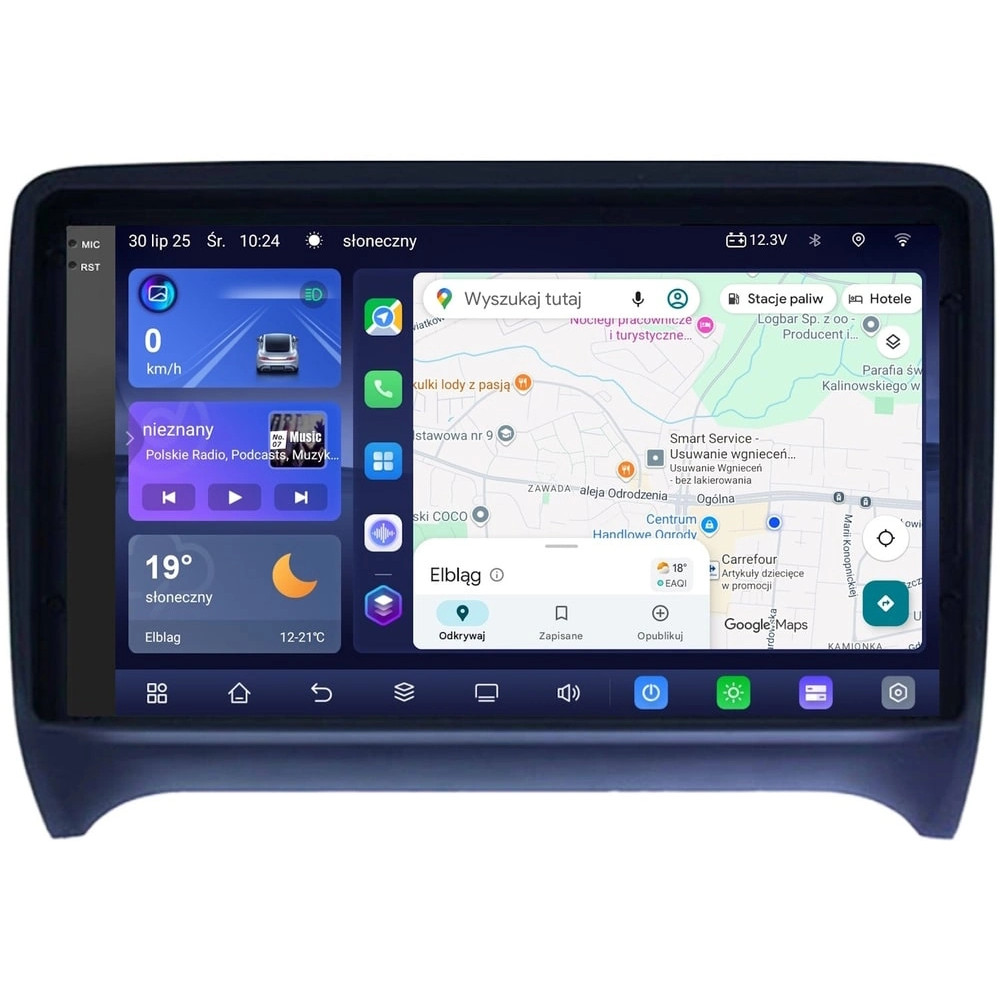 Stacja multimedialna Audi TT 2007 - 2014 GMS 7787TQ Navix