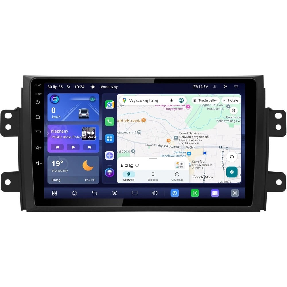 Stacja multimedialna Fiat Sedici 2005 - 2014 GMS 7785TQ Navix