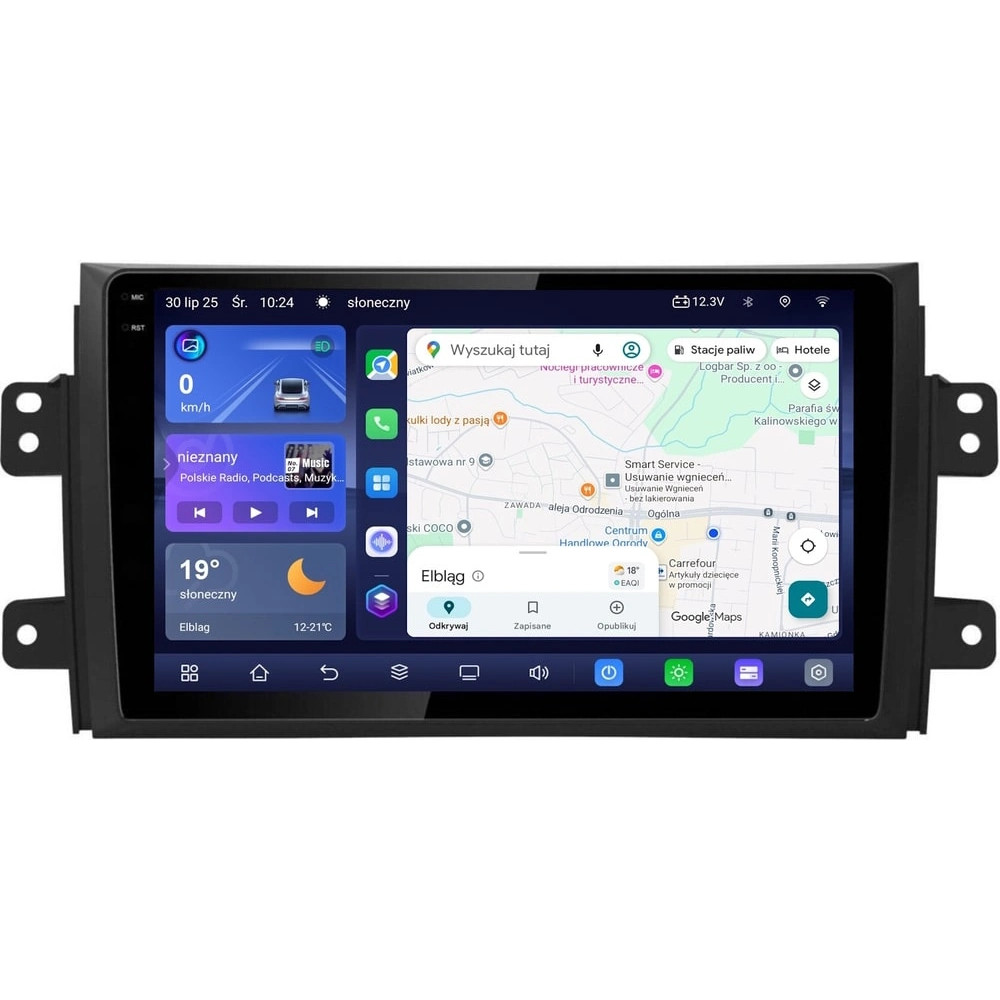 Stacja multimedialna Fiat Sedici 2005 - 2014 GMS 7787TQ Navix