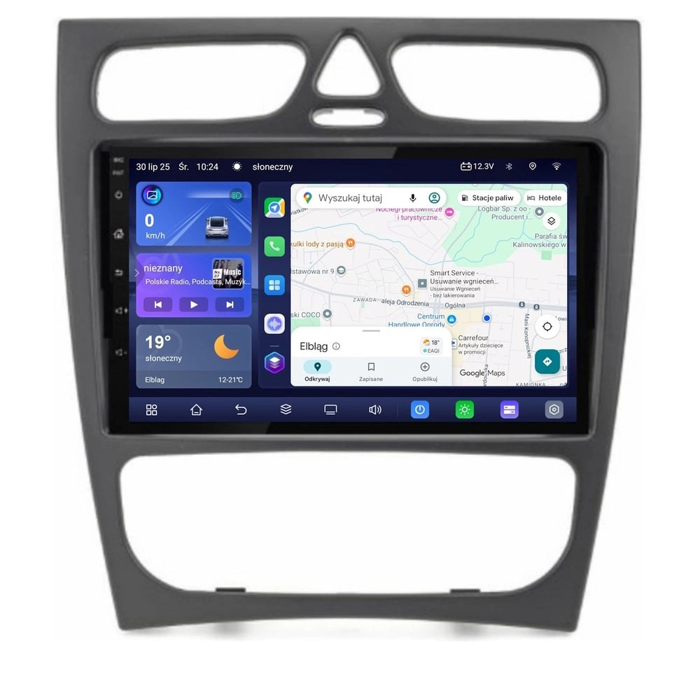 Stacja multimedialna Mercedes C-klasa W203 CLK 2002 - 2004 GMS 7785TQ Navix