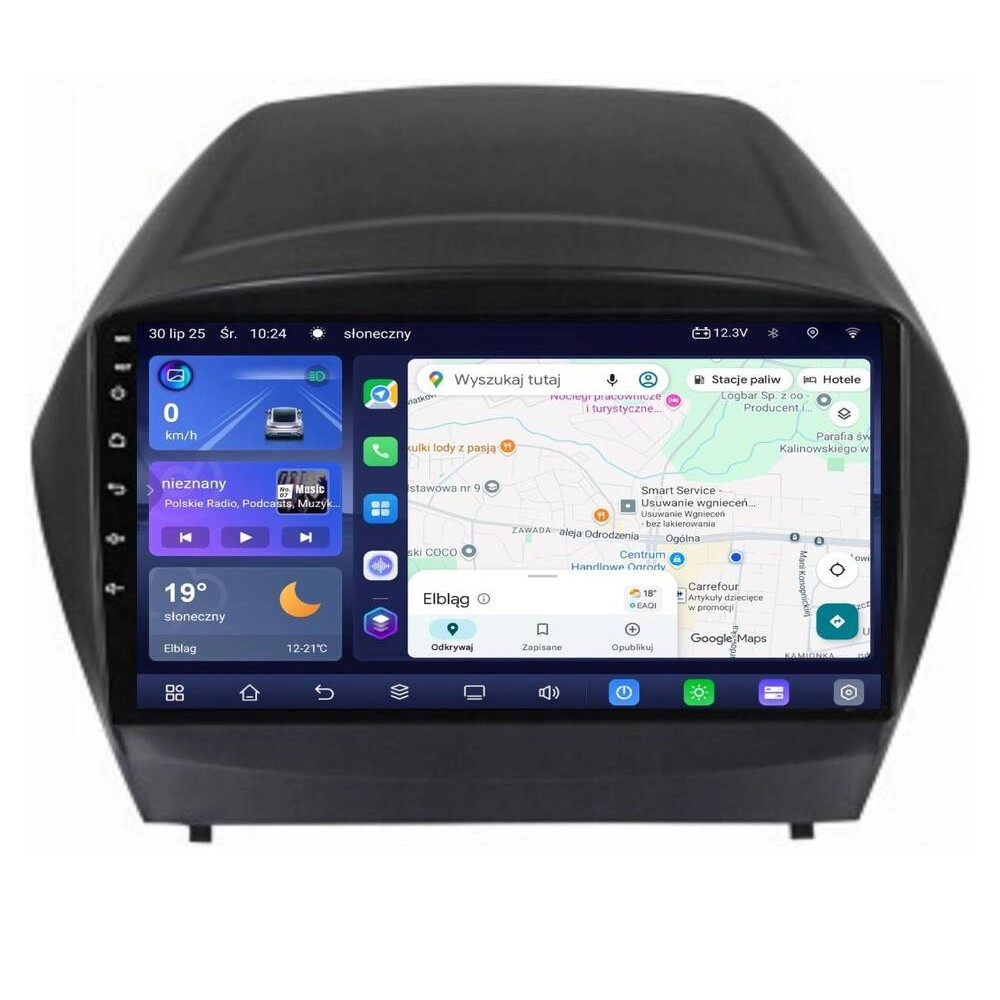 Stacja multimedialna Hyundai IX35 2009 - 2015 GMS 7785TQ Navix