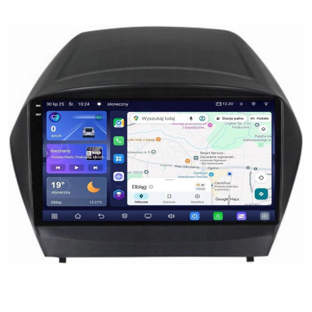 Stacja multimedialna Hyundai IX35 2009 - 2015 GMS 7787TQ Navix