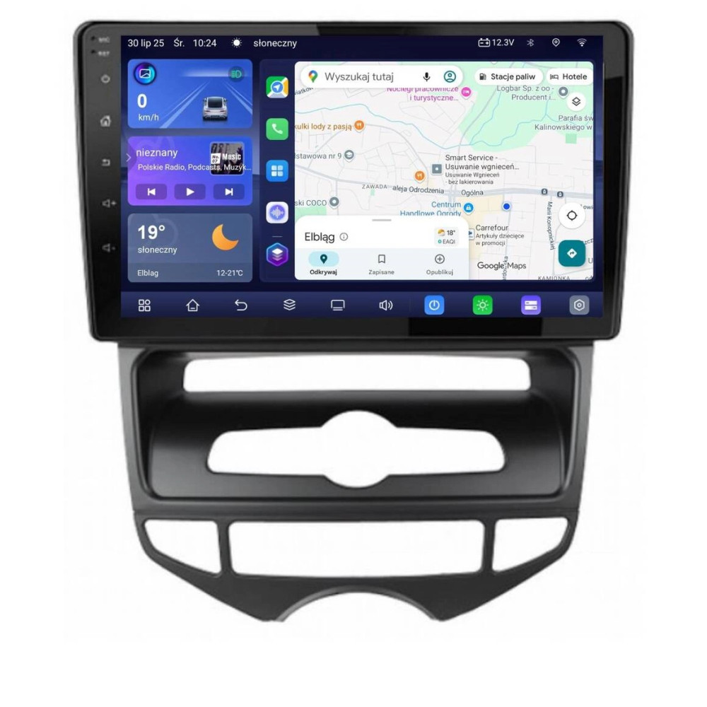 Stacja multimedialna Hyundai ix20 2010 - 2015 automatyczna klimatyzacja GMS 7789TQ Navix