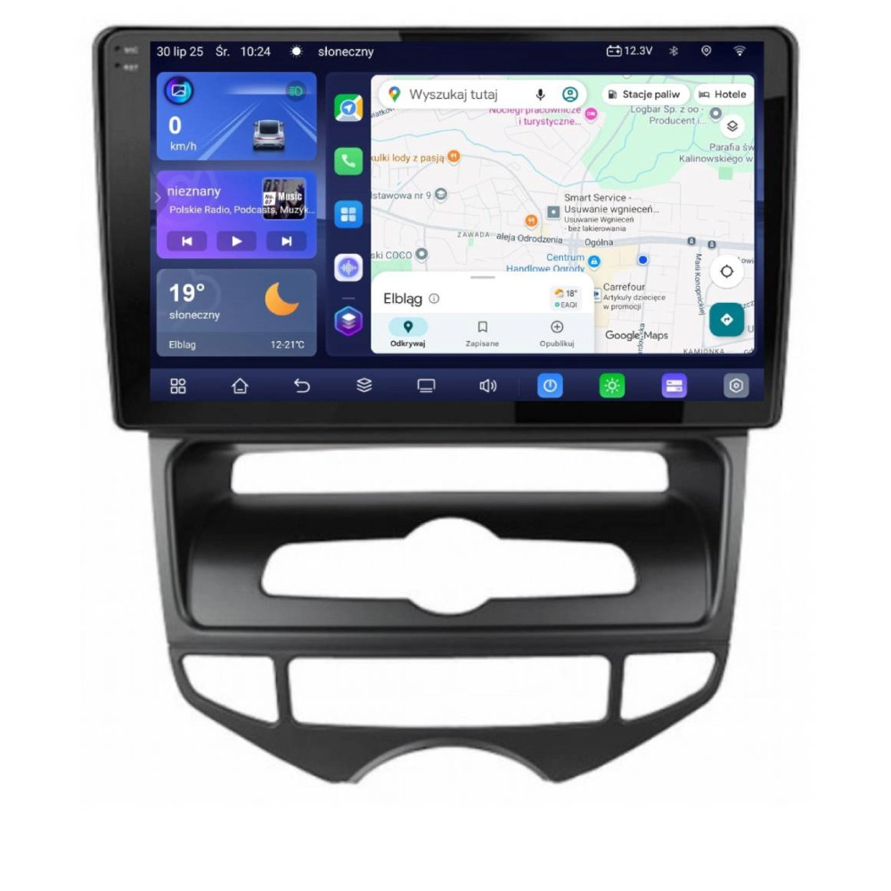 Stacja multimedialna Hyundai ix20 2010 - 2015 automatyczna klimatyzacja GMS 7787TQ Navix