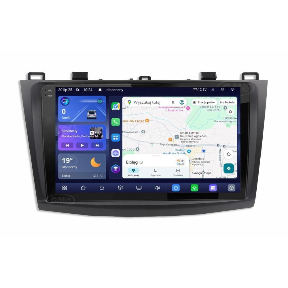Stacja multimedialna Mazda 3 2009 - 2013 GMS 7787TQ Navix