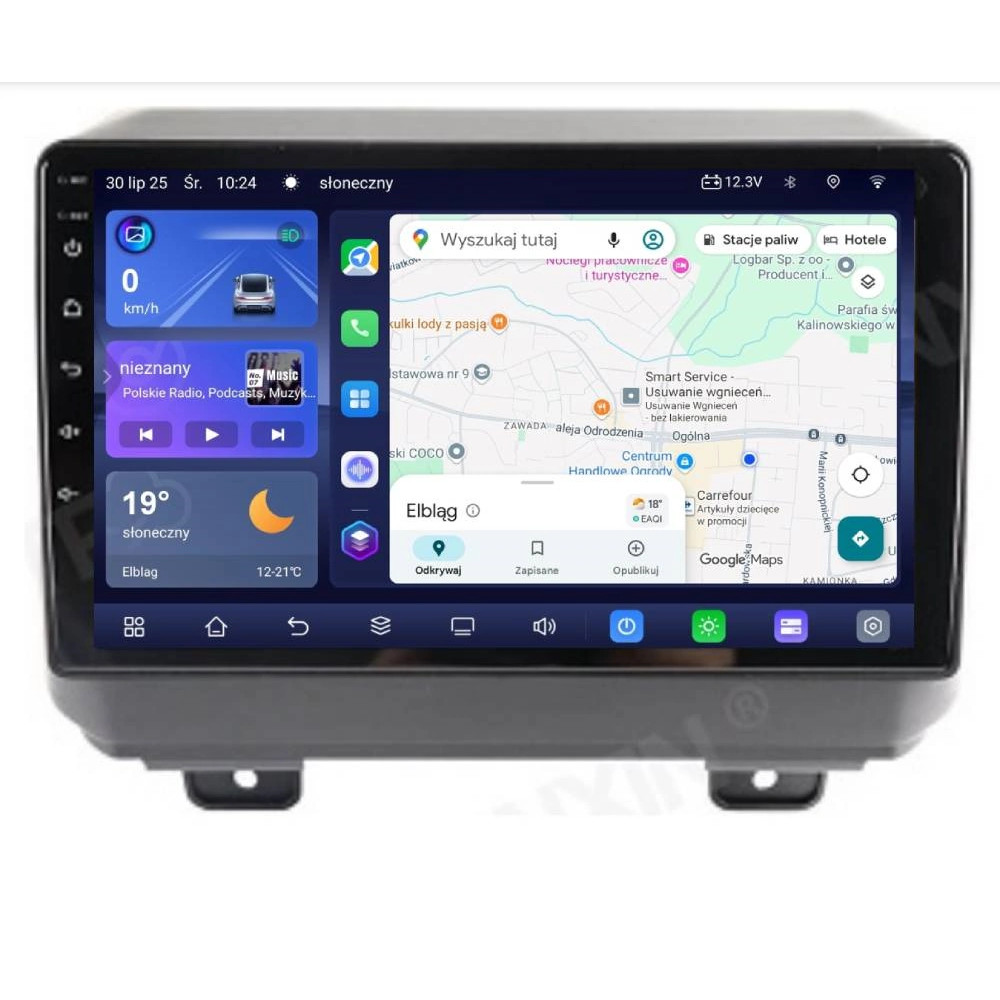 Stacja multimedialna Jeep Wrangler 2017 - 2020 GMS 7785TQ Navix