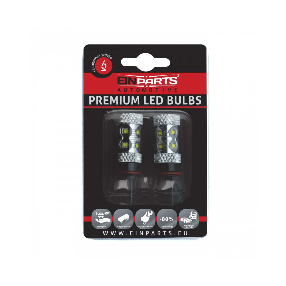 Żarówki LED Einparts EPL24 P13W 50W CREE - 2 SZT