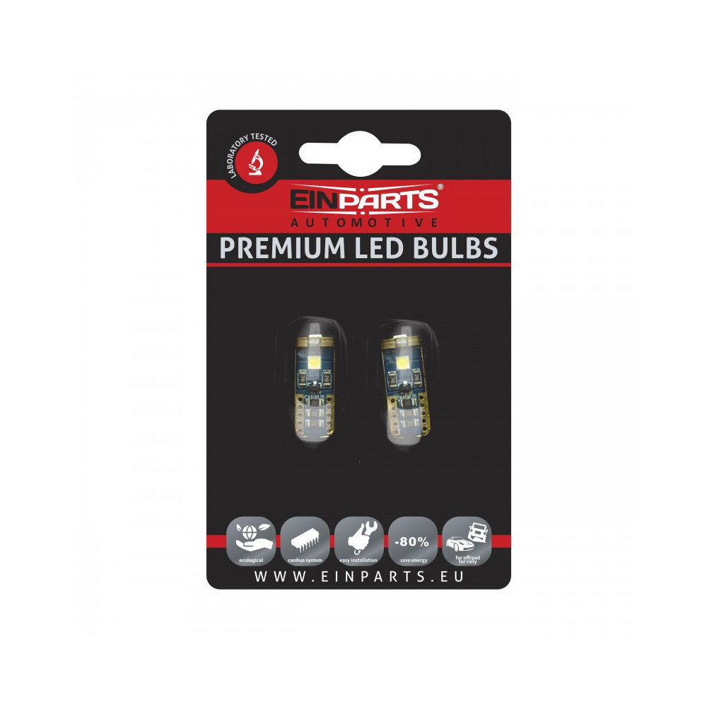 Żarówki LED Einparts EPL175 W5W T10 3 SMD OSRAM LED 3030 CANBUS - 2 SZT