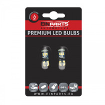 Żarówki LED Einparts EPL198 W5W T10 18 SMD 2016 CANBUS 6000K - 2 SZT