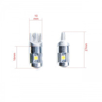 Żarówki LED Einparts EPL199 W5W 5 SMD 3030 CANBUS 6000K - 2 SZT