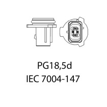 Żarówki LED Einparts EPL234 P13W 35W 360 COB 12/24V - 2 SZT