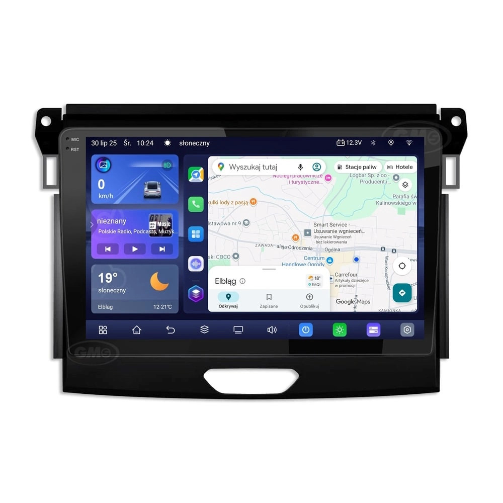 Stacja multimedialna Ford Ranger 2015 - 2018 GMS 7787TQ Navix