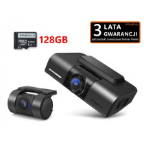 Rejestrator Jazdy FineVu GX400 DUAL karta 128GB