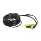 Przedłużacz kabla kamery 10m 1RCA + GNIAZDO DC - 1RCA + WTYK DC