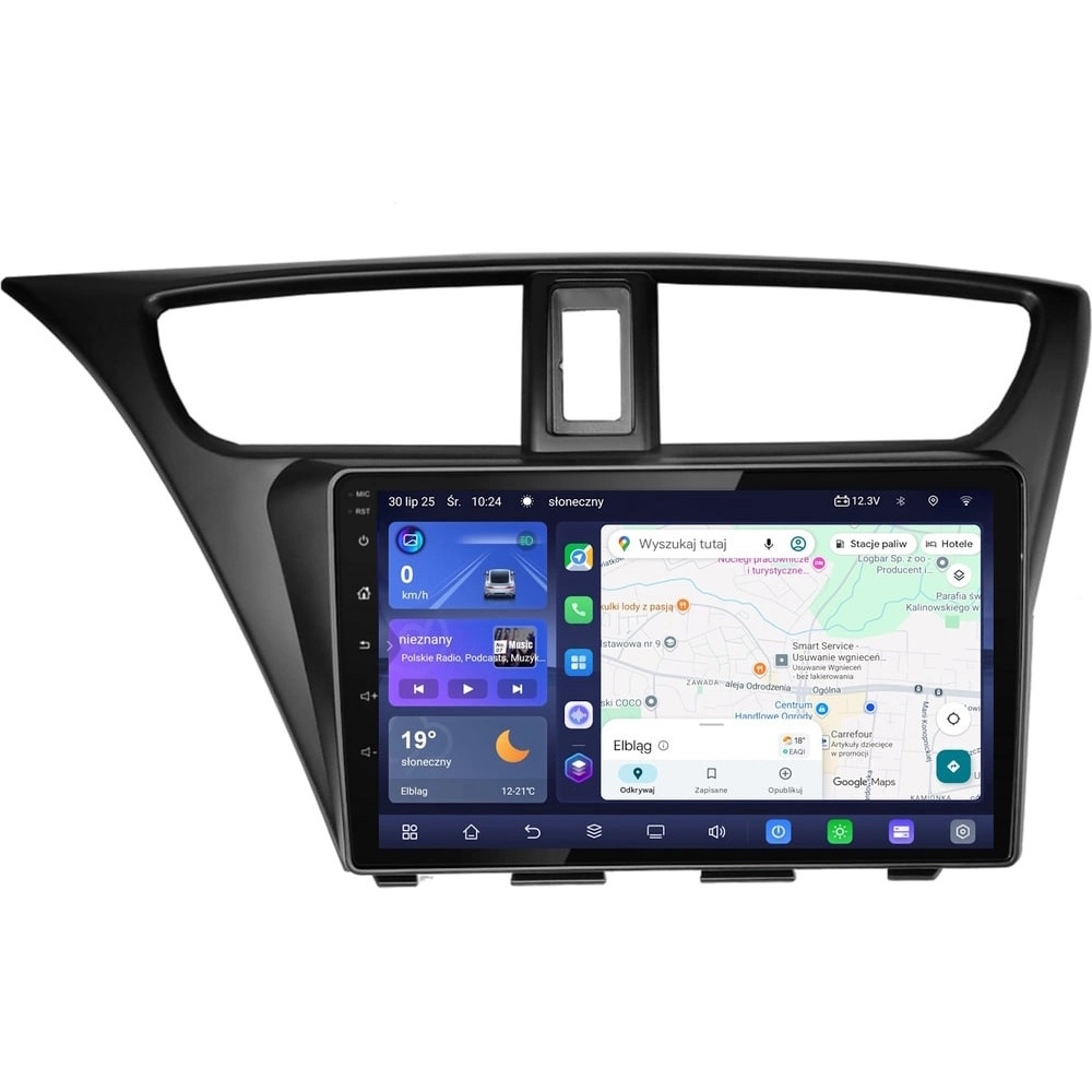 Stacja multimedialna Honda Civic 2011 - 2015 Hatchback GMS 7785TQ Navix