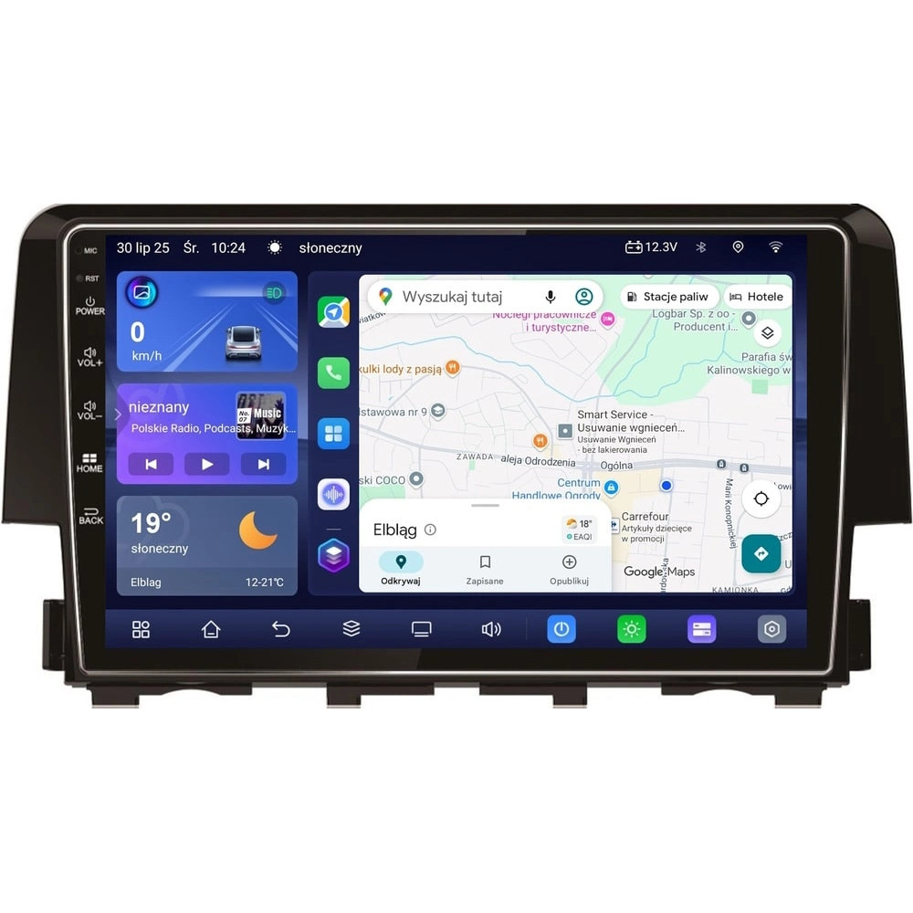 Stacja multimedialna Honda Civic 2016 - 2021 GMS 7785TQ Navix