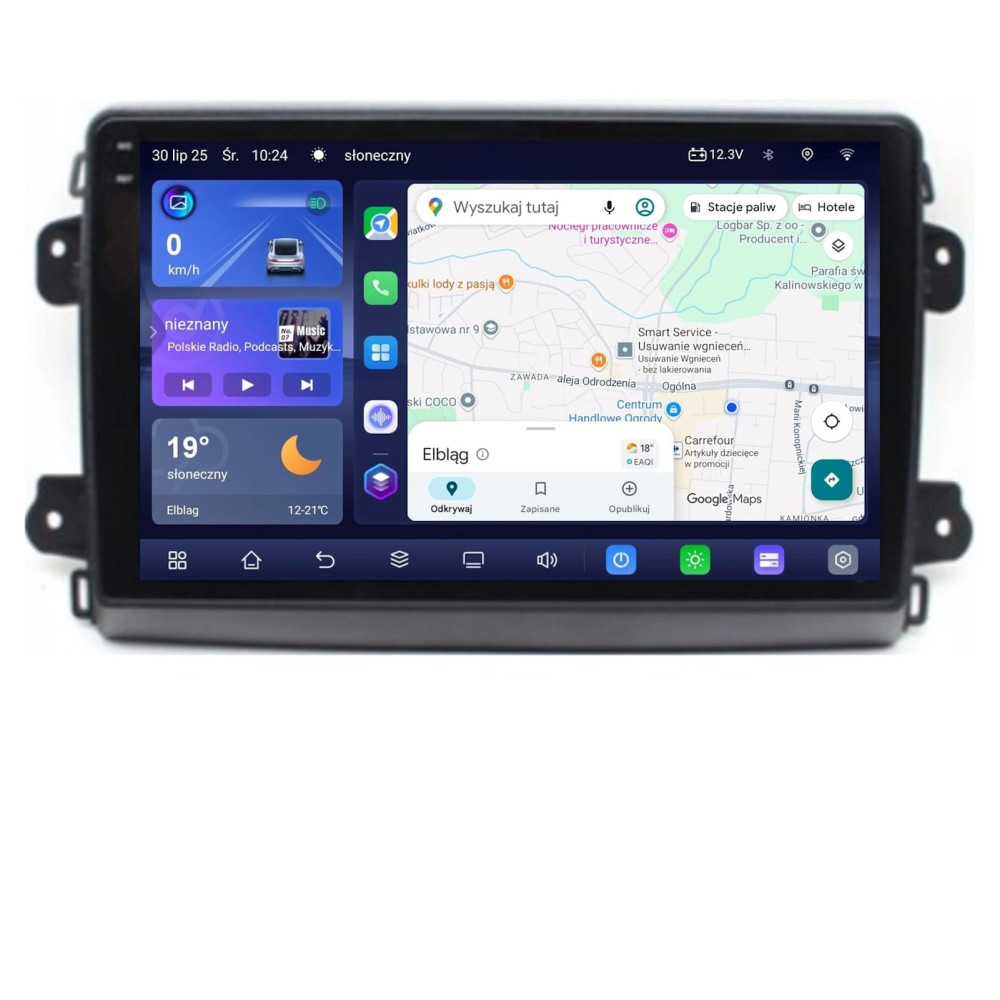 Stacja multimedialna Fiat Ducato 2021 - 2025 GMS 7787TQ Navix