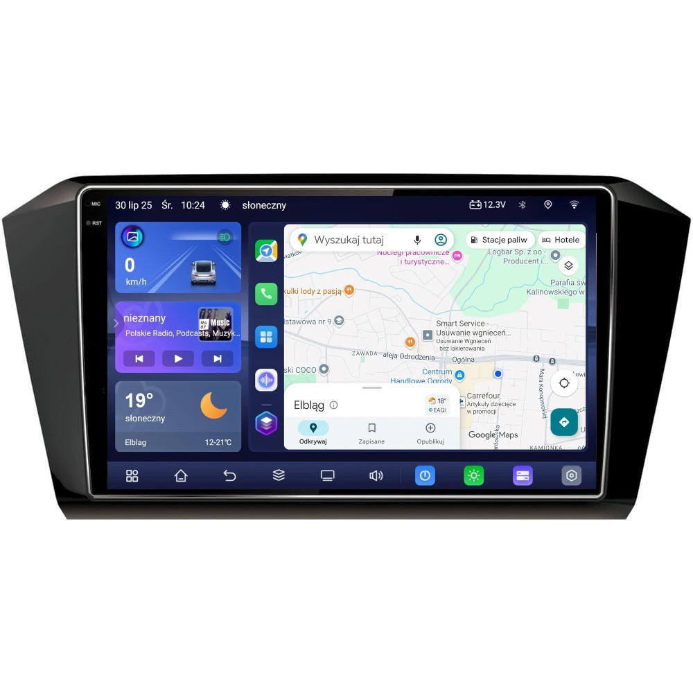 Stacja multimedialna Volkswagen Passat 2014 - 2019 GMS 7786TQ Navix