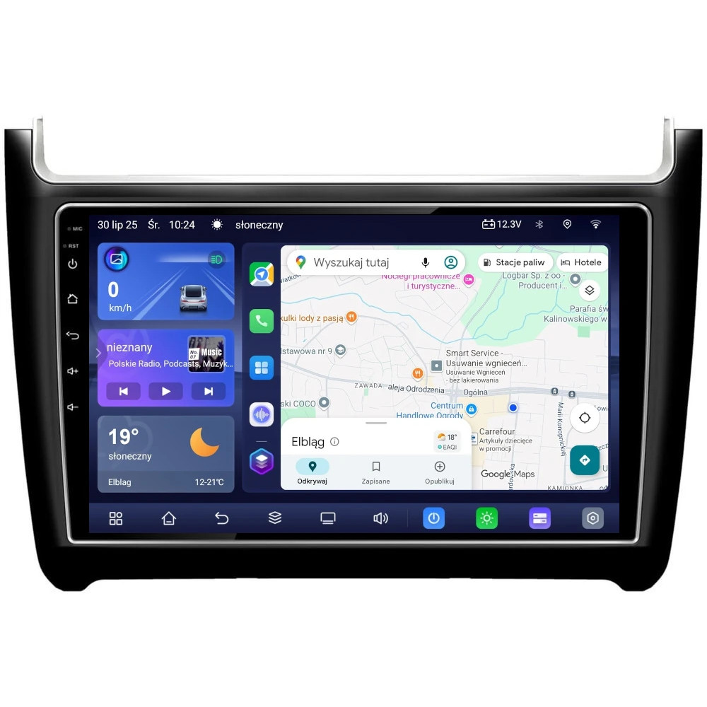 Stacja multimedialna Volkswagen Polo 2012 - 2016 GMS 7789TQ Navix