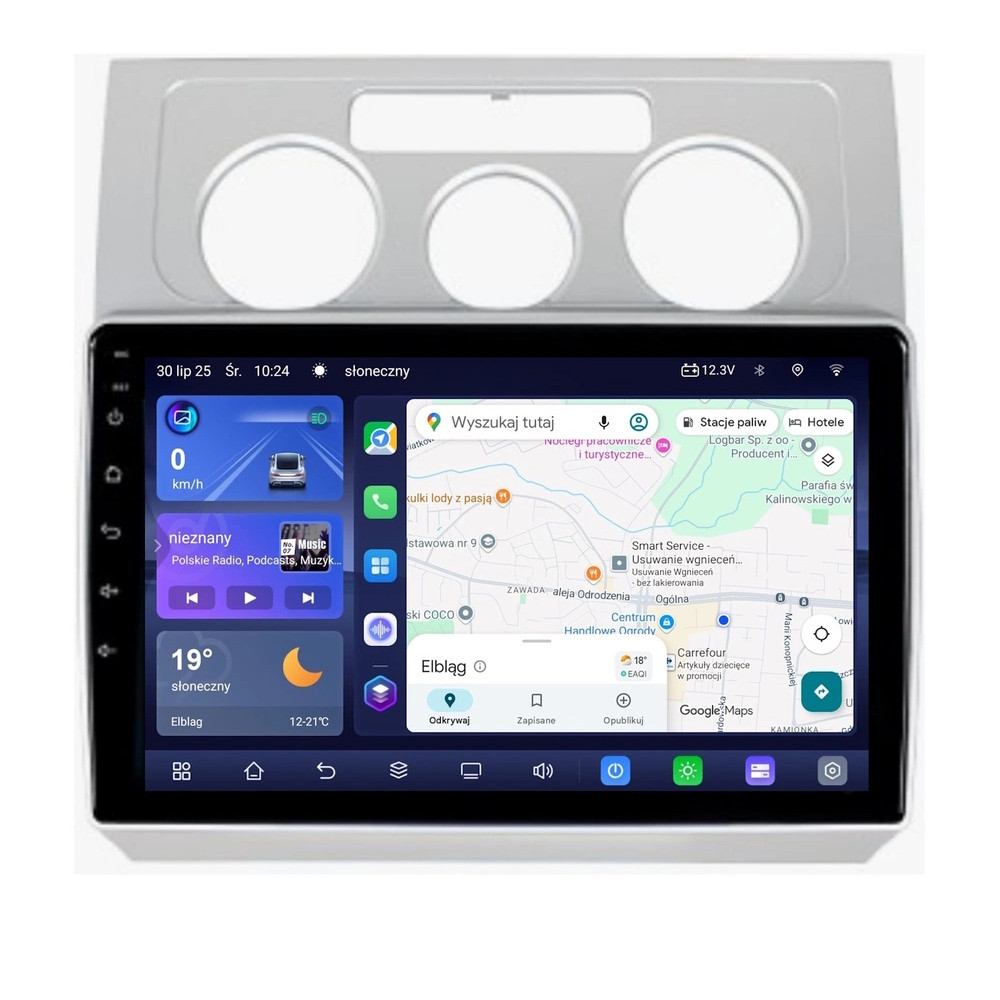 Stacja multimedialna Volkswagen Touran 2003 - 2009 z manualną klimatyzacja GMS 7788TQ Navix