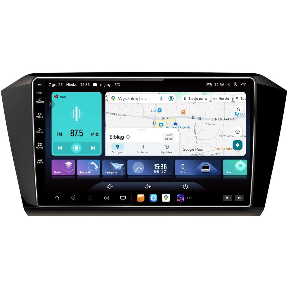 Stacja multimedialna Volkswagen Passat 2014 - 2019 GMS 9884EV Navix