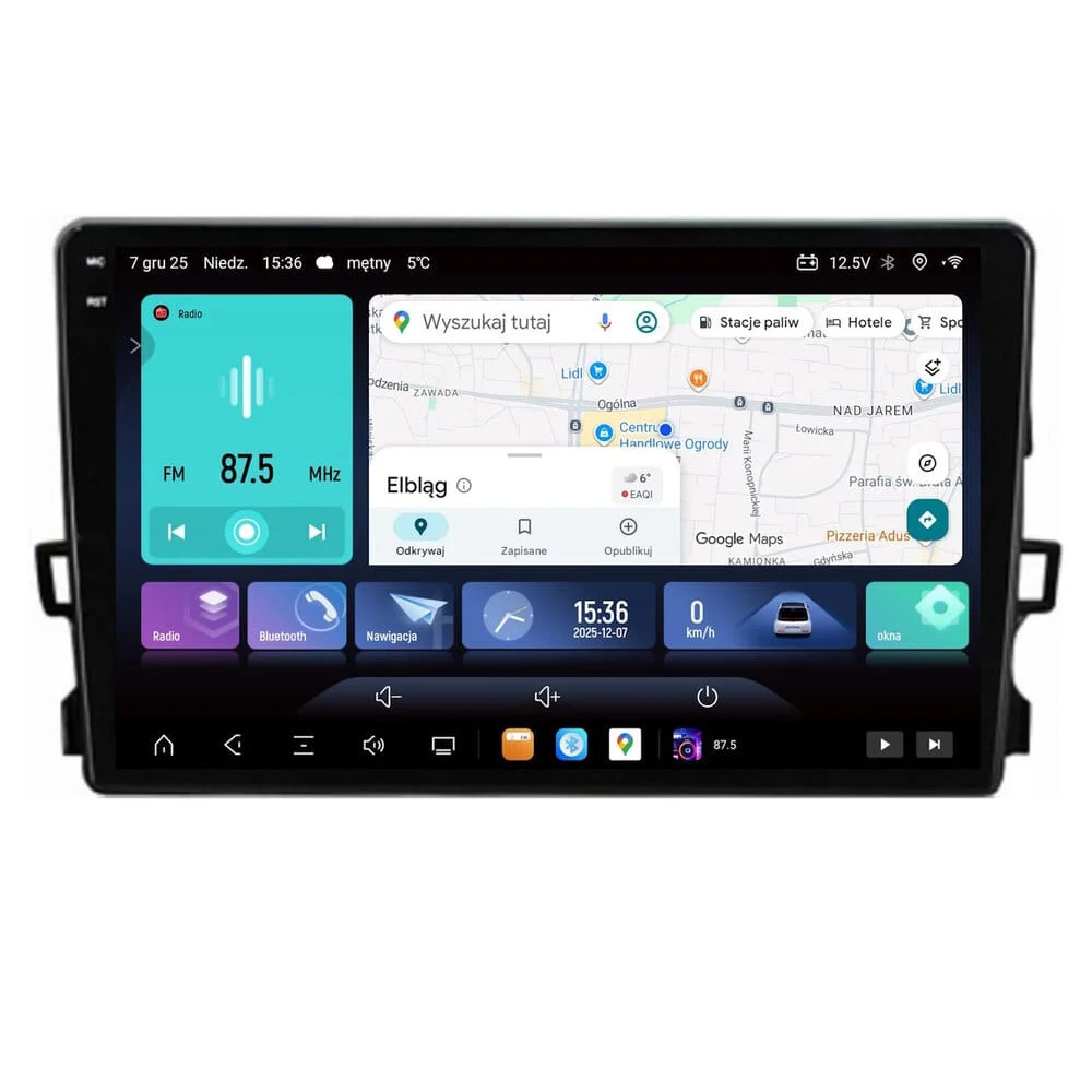 Stacja multimedialna Toyota Auris 2006 - 2012 GMS 9887EV Navix