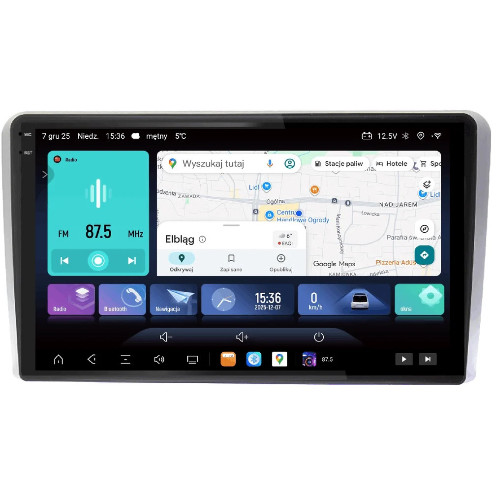 Stacja multimedialna Audi A3 2003 - 2012 GMS 9887EV Navix
