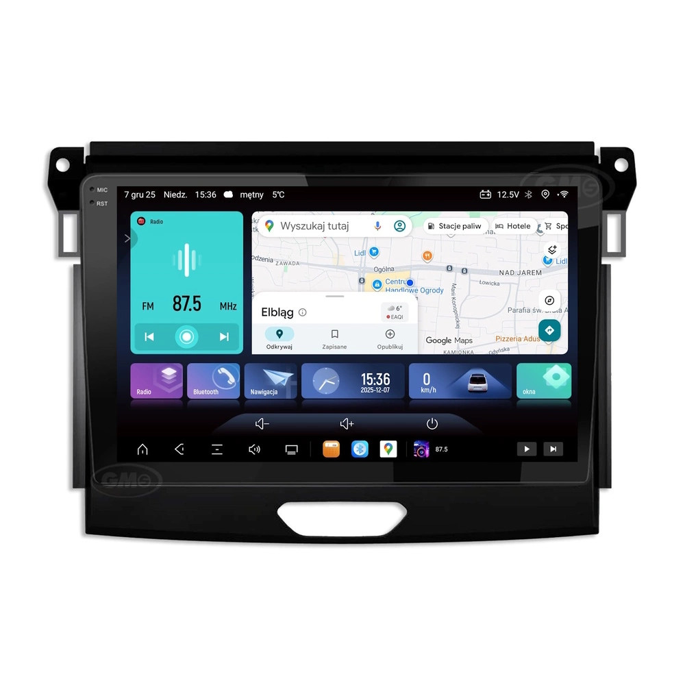 Stacja multimedialna Ford Ranger 2015 - 2018 GMS 9887EV Navix