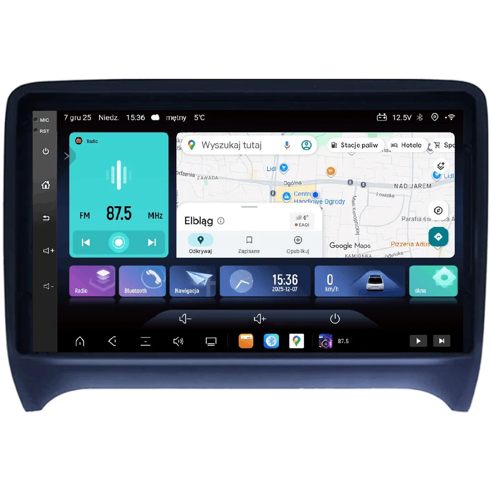 Stacja multimedialna Audi TT 2007 - 2014 GMS 9885EV Navix